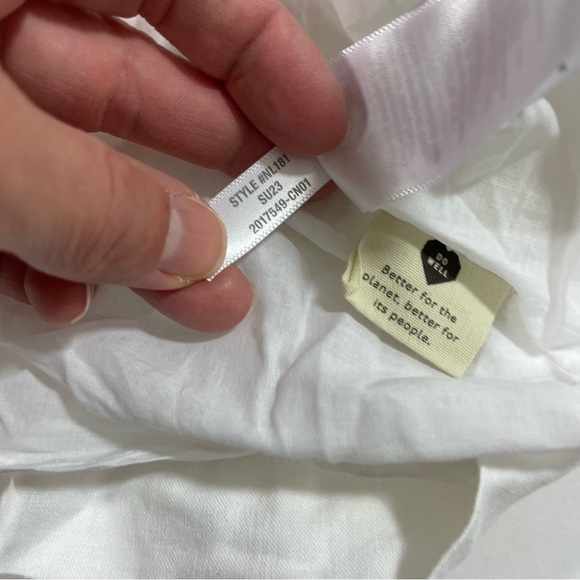 New Madewell Double-Tie Cutout Sweetheart Midi Dress - Picture 6 of 11